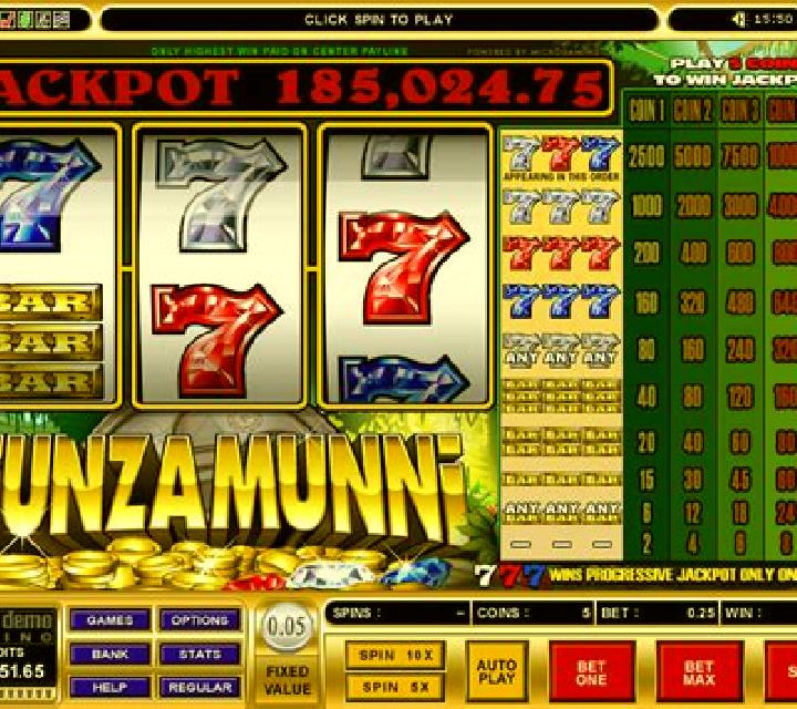 Tunzamunni online slot