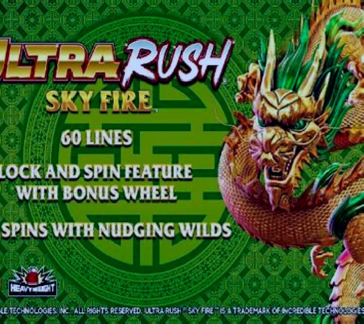 Ultra Rush Sky Fire slot game