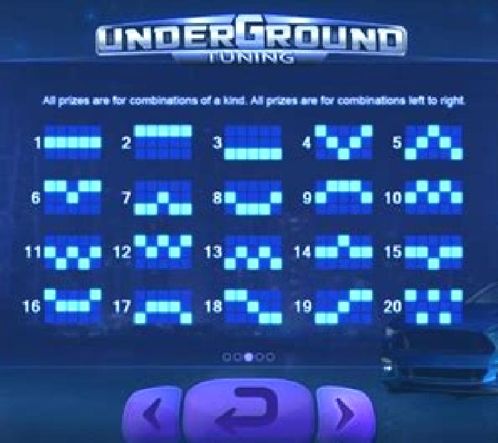 Underground Tuning slot machine