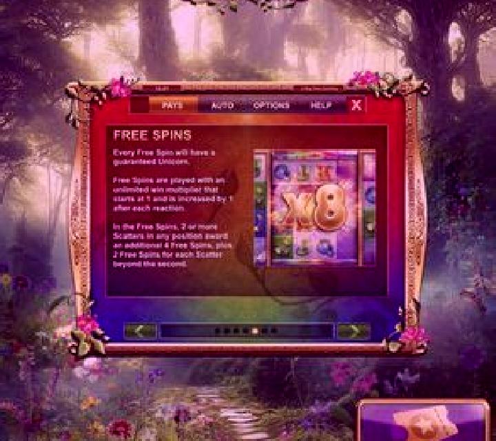 Unicorns slot machine