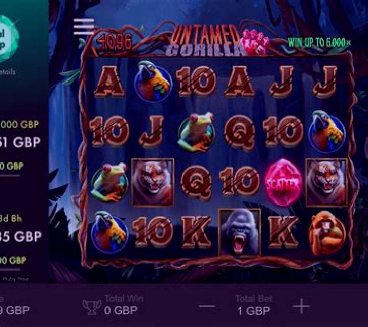 Untamed Gorilla: Ruby Rise slot game