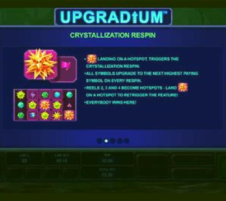 Upgradium slot