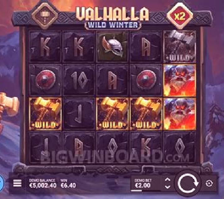 Valhalla Wild Winter slot machine