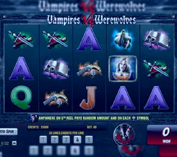 Vampires vs Werewolves slot machine