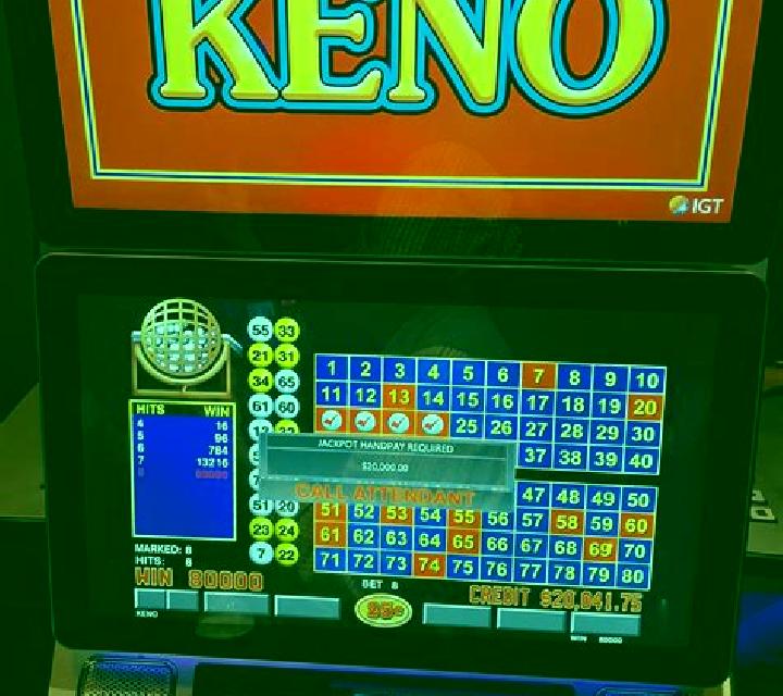 Vegas Jackpot Keno slot machine