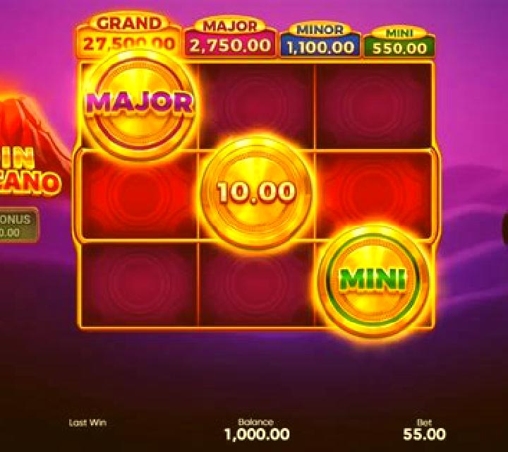 Volcano Millions slot game