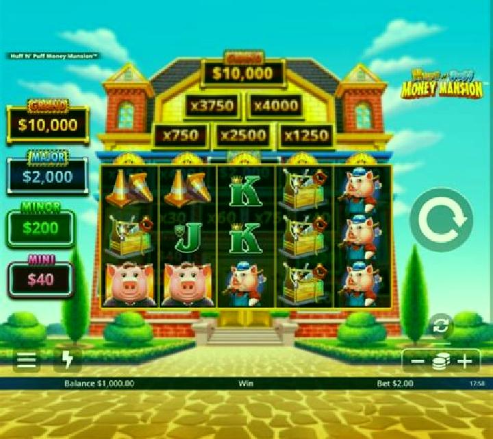 Wacky Mansion slot game