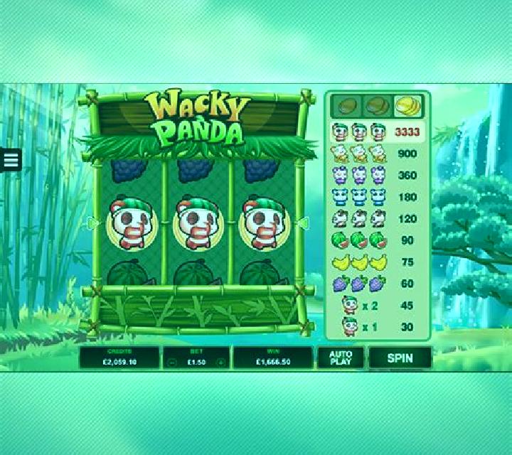 Wacky Panda Power Combo online slot