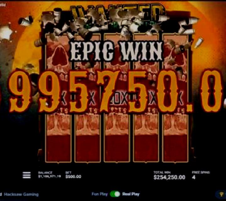 Wanted (Five Men Games) slot
