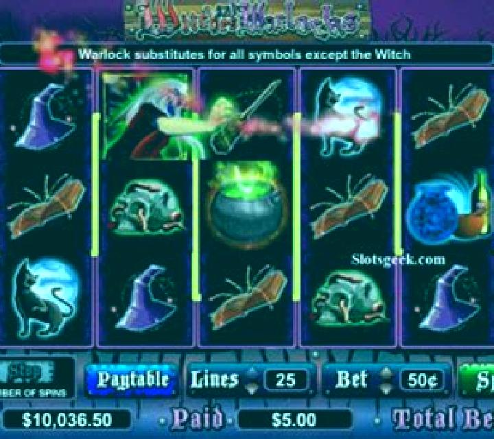 Warlocks slot machine