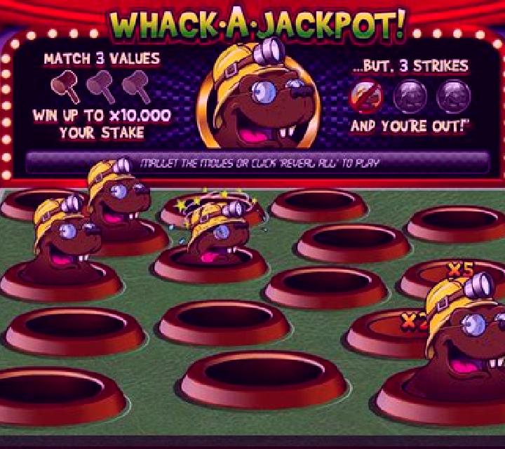Whack a Jackpot slot game