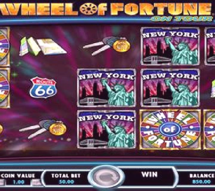 Wheel of Fortune on tour slot machine
