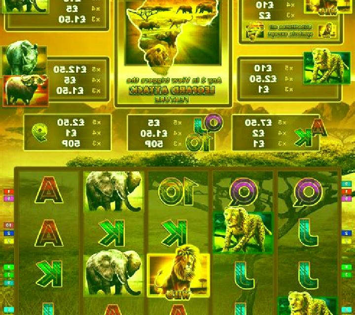 Wild Adventure - Big 5 Leopard Edition slot game