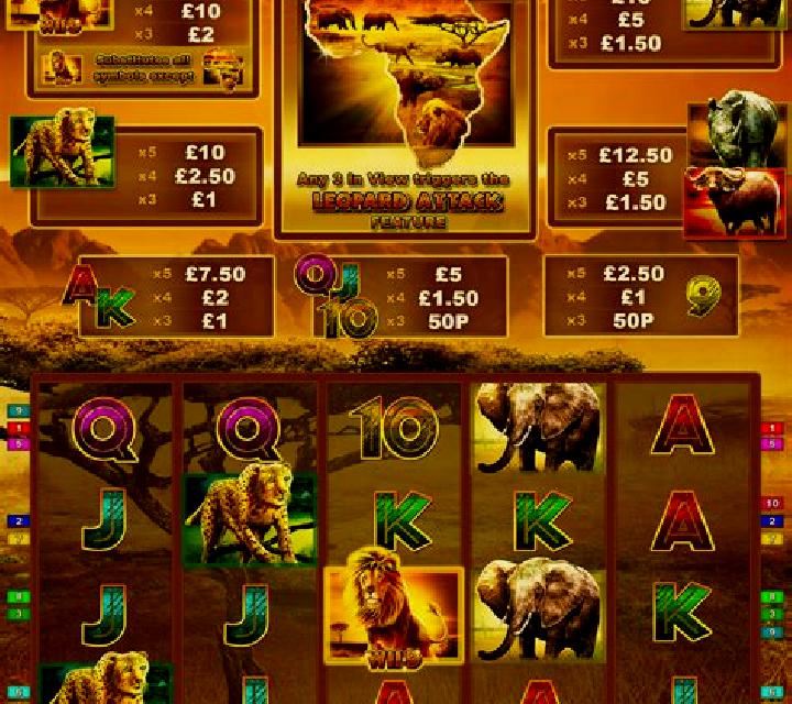 Wild Adventure - Big 5 Leopard Edition slot machine