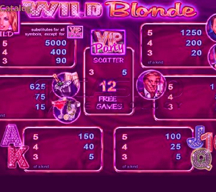 Wild Blonde slot