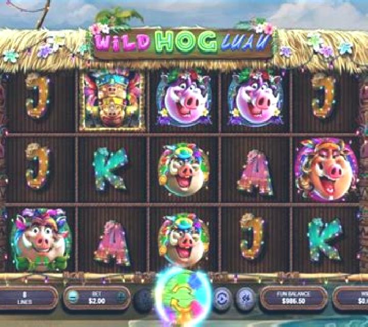 Wild Hog Luau slot game