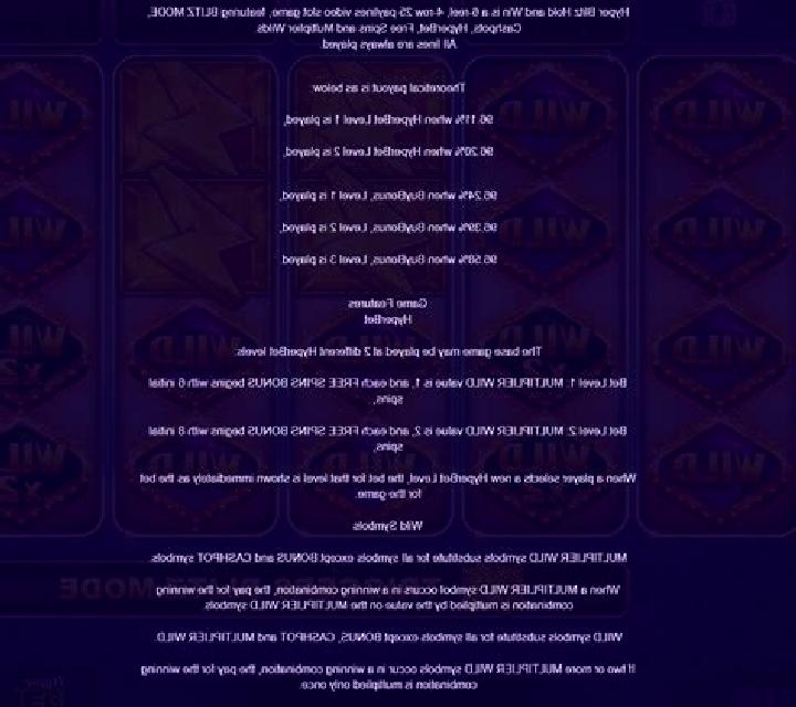 Wild Hot 40 Hold and Win slot