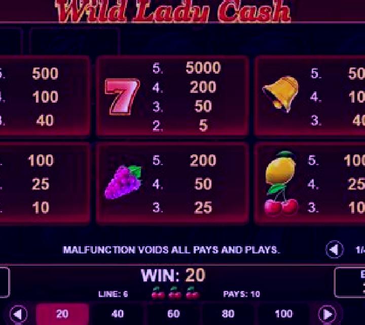 Wild Lady Cash slot