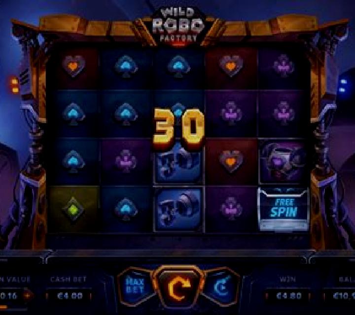 Wild Robo Factory slot game