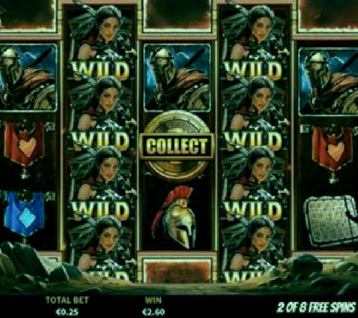 Wild Storm Legionnaire slot game