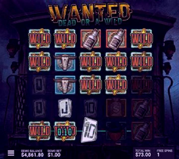 Wild West Most Wanted slot machine