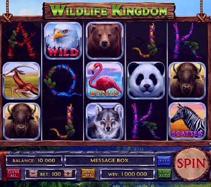 Wildlife slot game