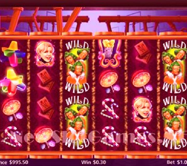 Willy Wonka Everlasting Gobstopper slot machine