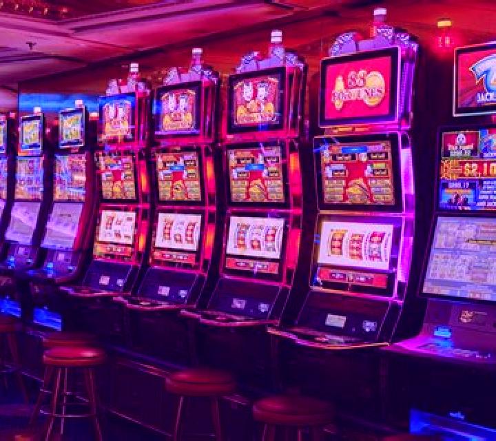 Winning Vegas slot machine