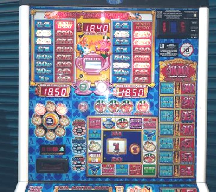 Wipeout slot machine