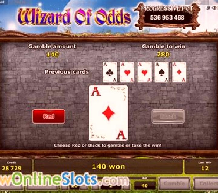 Wizard of Odds online slot
