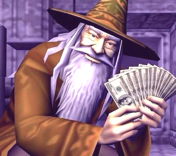 Wizards Wand Money Up slot game