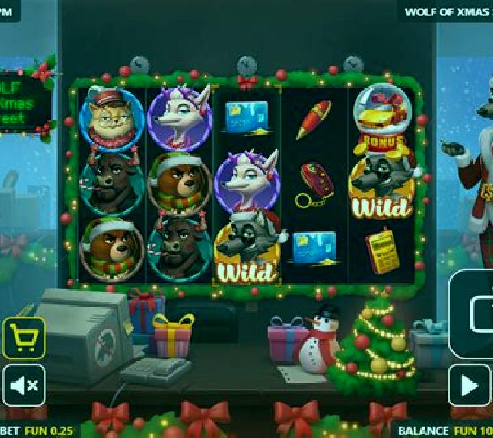 Wolf of Xmas Street slot machine