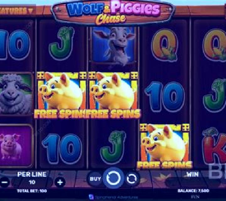 Wolf & Piggies Chase online slot