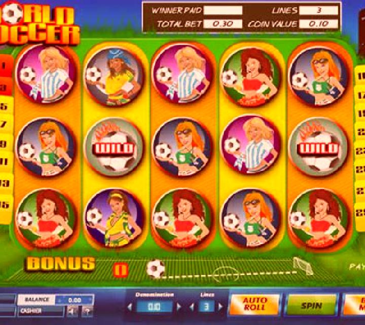 World Soccer (SkillOnNet) slot machine