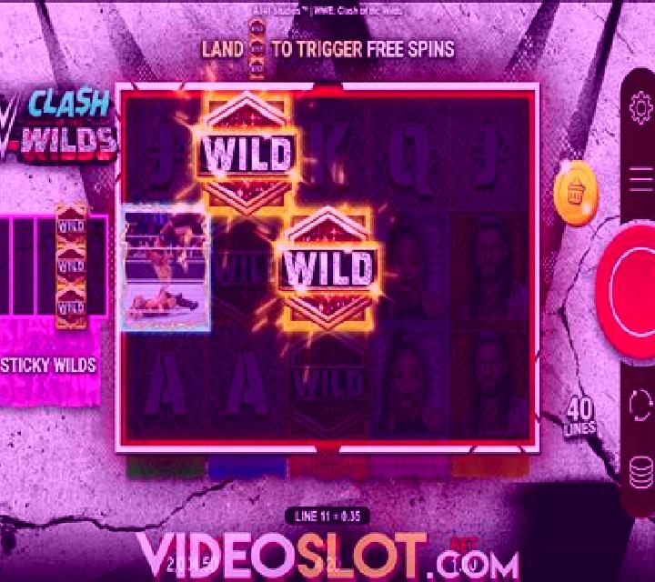 WWE: Clash of the Wilds online slot