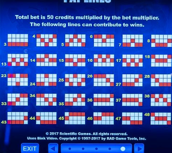 X-man 50 lines slot