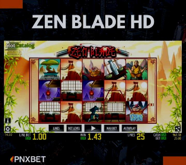 Zen Blade HD slot game