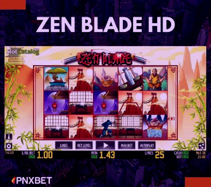 Zen Blade HD slot machine