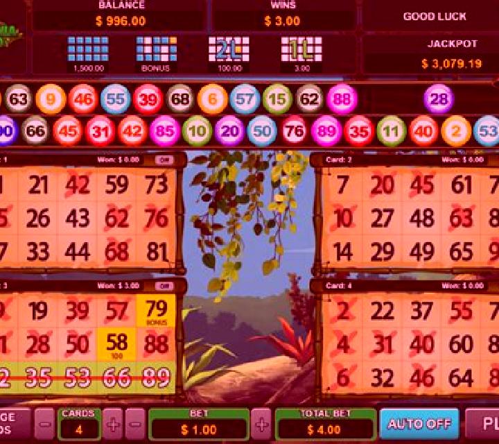 Zen Tiger Bingo slot machine