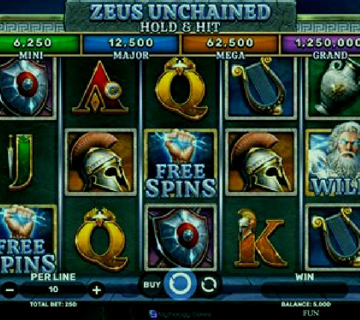 Zeus Unchained - Hold & Hit slot machine