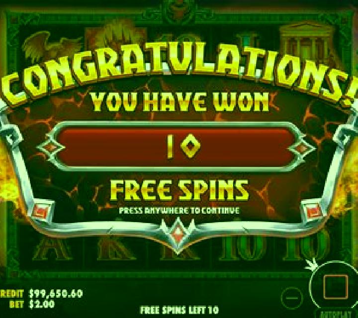 Zeus: Wrath of the Thunder God slot machine
