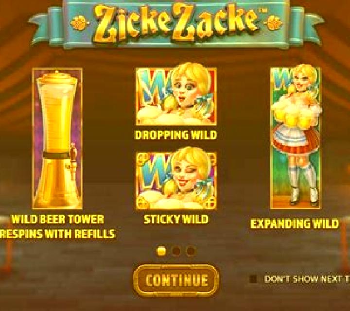 Zicke Zacke online slot