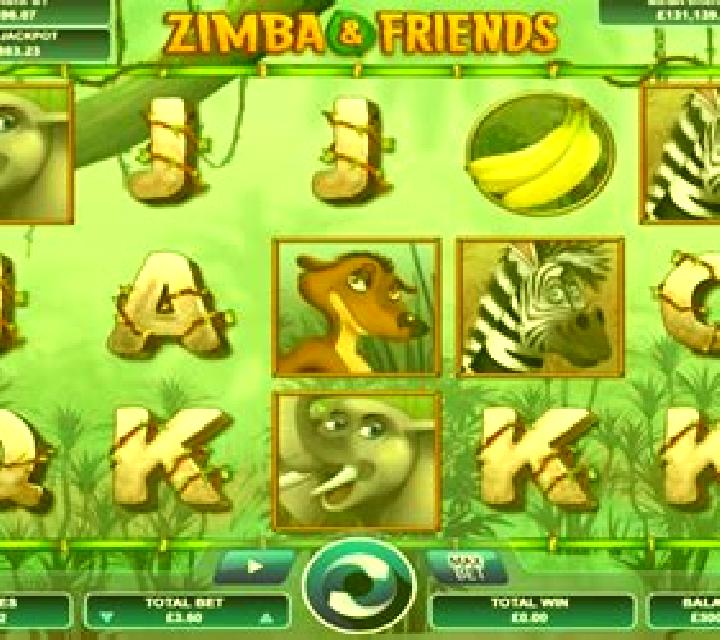 Zimba and Friends slot game