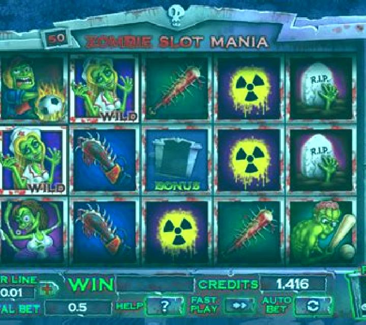 Zombie slot mania slot game