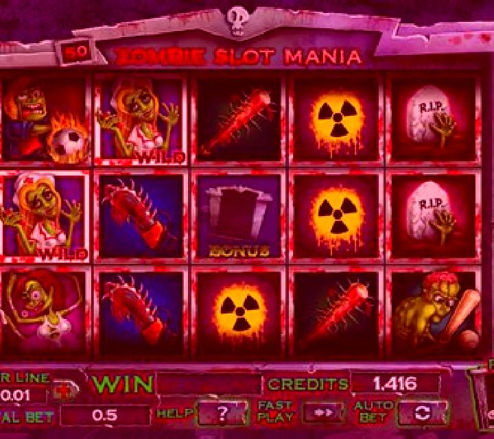 Zombie slot mania slot machine