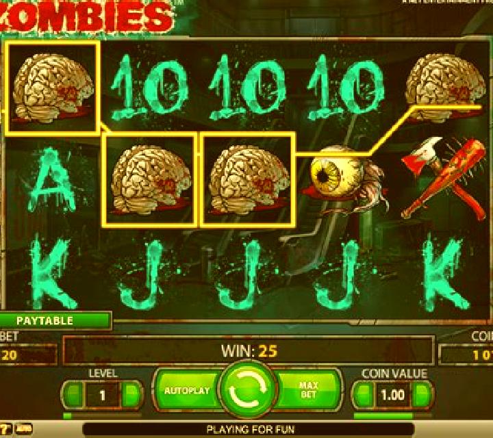 Zombies (NetEnt) slot machine
