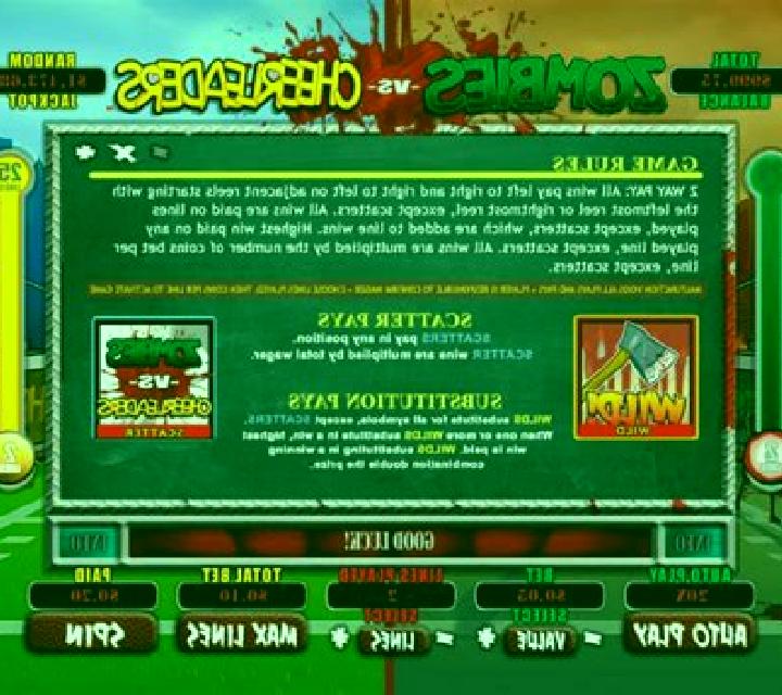 Zombies vs Cheerleaders slot