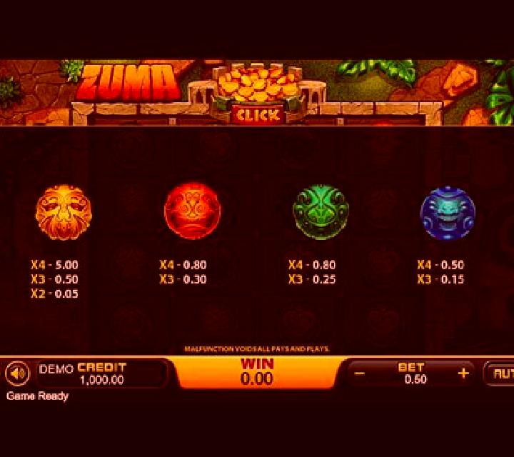 Zuma (PlayStar) online slot